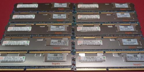 10x 4GB PC3-10600R 1333Mhz  Hynix Server Modules, Computers en Software, RAM geheugen, Gebruikt, Server, DDR3, Verzenden
