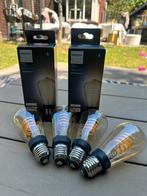 Philips HUE white ambiance E27 6 stuks - 550, Led-lamp, Zo goed als nieuw, Philips HUE white ambiance E27 6 stuks - 550, Philips HUE white ambiance E27 6 stuks - 550