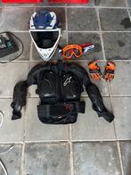 Crosshelm helm cross ktm bodyprotector, Motoren, Ophalen of Verzenden, Tweedehands