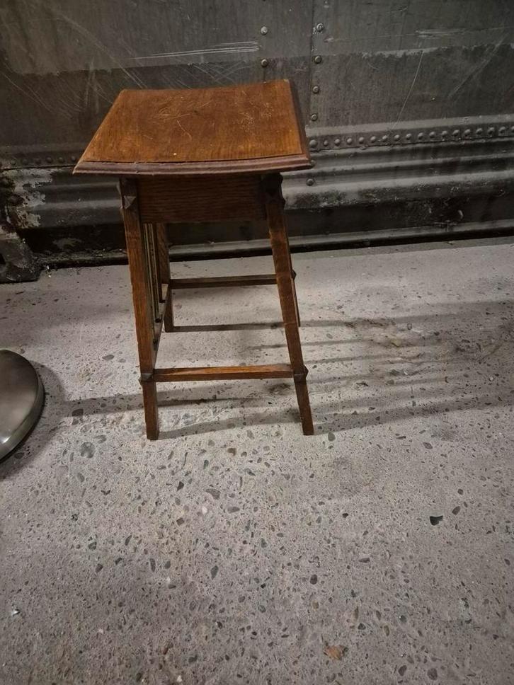 2 x oud plantentafel, Huis en Inrichting, Tafels | Bijzettafels, Zo goed als nieuw, Rechthoekig, 60 cm of meer, Minder dan 55 cm