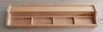 Vintage beukenhouten bureau organizers 4 stuks, Ophalen of Verzenden