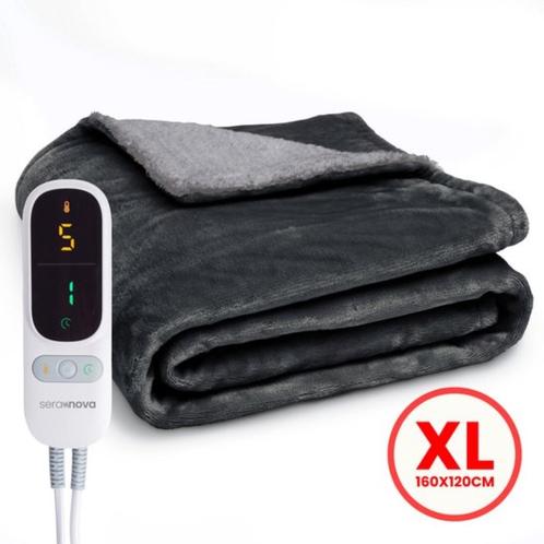 Seranova elektrische deken - warmtedeken XL - 160x120, Huis en Inrichting, Woonaccessoires | Plaids en Woondekens, Zo goed als nieuw