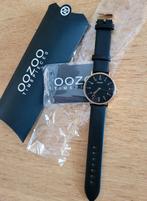 Oozoo dames horloge, nieuw zwart met brons, Sieraden, Tassen en Uiterlijk, Horloges | Dames, Overige merken, Leer, Staal, Polshorloge