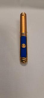 Vintage Dunhill Dasspeld | Verguld met Lapis, Ophalen of Verzenden, Zo goed als nieuw, Goud, Verguld