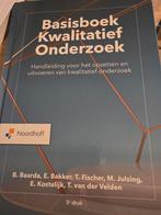 Ben Baarda - Basisboek Kwalitatief onderzoek, Ophalen of Verzenden, Zo goed als nieuw, Ben Baarda; Esther Bakker; Tom Fischer; Mark Julsing; Vincent...