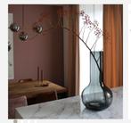 Vaas Seim big grey Ø28 x H50 cm Vase the world, Ophalen, 50 tot 75 cm, Zwart, Glas