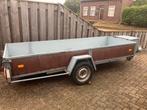 aanhanger met toolbox - 380x125x41cm 750kg ongeremd., Ophalen, Gebruikt