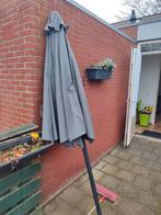 Grijze Parasol - Zo goed als nieuw, Verstelbaar, Zo goed als nieuw, Stokparasol, 2 tot 3 meter