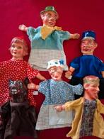 Antieke Belgische poppenkast poppen composiet., Antiek en Kunst, Ophalen of Verzenden