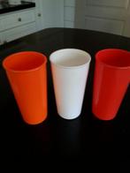 Retro Tiger Plastic Drinkbekers - ZGAN, Huis en Inrichting, Ophalen of Verzenden, Zo goed als nieuw