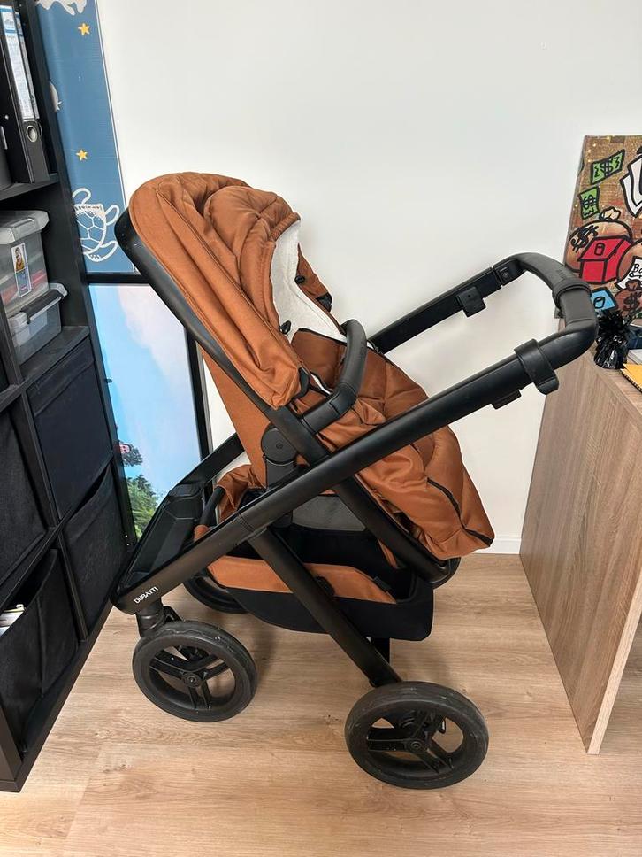 Complete Kinderwagen Set kleur: Rusty Brown, Kinderen en Baby's, Kinderwagens en Combinaties, Gebruikt, Kinderwagen, Overige merken