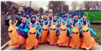 Loopgroep 20 personen met kar, Ophalen, Carnaval, Maat 42/44 (L), Kleding