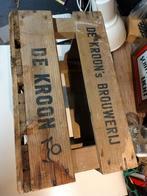 Kroon bier houten kratje, Verzamelen, Ophalen of Verzenden, Gebruikt