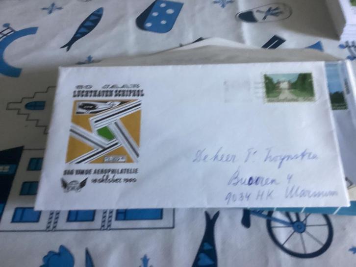 No4207 19e dag van de Aerofilatelie 18-10-1980 gelopen Heb o, Postzegels en Munten, Postzegels | Eerstedagenveloppen, Beschreven