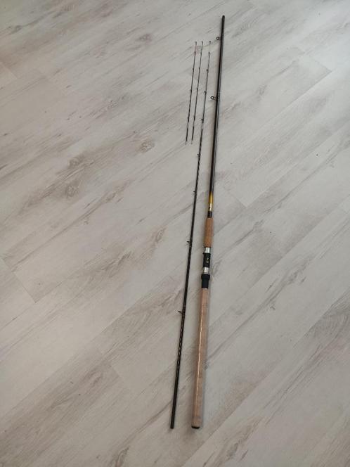 DAM Classic Multipicker carbon 3 m. Nieuwstaat. 3 toppen., Watersport en Boten, Hengelsport | Witvissen, Zo goed als nieuw, Werphengel
