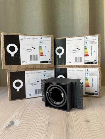 Inbouwspot zwart GU10 draai- en kantelbaar trimless - Oneon beschikbaar voor biedingen