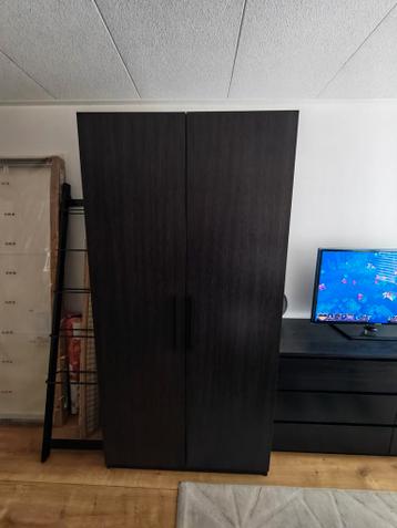 Ikea Pax Kast Zwartbruin 201cm - afbeelding 1