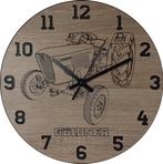 Themaklok met een Guldner G50 tractor als thema, Ophalen of Verzenden, Nieuw, Wandklok