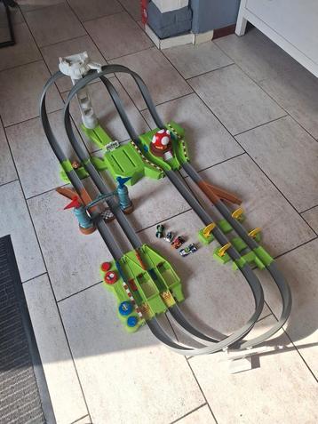 Mario Kart Racebaan,Hot Wheels,Compleet Met 4 Auto,s!!! beschikbaar voor biedingen