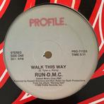 RUN-D.M.C. ‎– Walk This Way, Cd's en Dvd's, Vinyl Singles, Hiphop en Rap, Gebruikt, Ophalen of Verzenden, Maxi-single