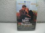 vhs 82b when a man loves a woman, Cd's en Dvd's, VHS | Film, Komedie, Alle leeftijden, Gebruikt, Verzenden