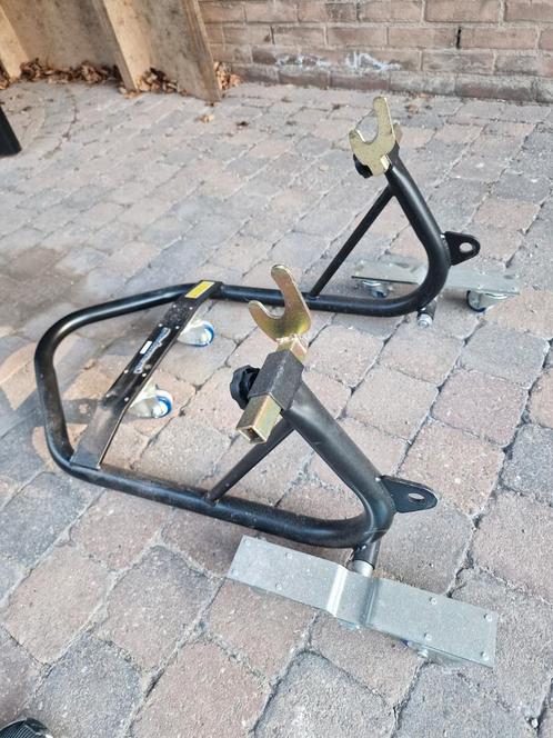 Paddock stand met zwenkwielen., Motoren, Accessoires | Onderhoudsmiddelen, Ophalen
