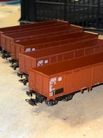 Marklin h0 gondola 5 stuks, Wisselstroom, Wagon, Ophalen of Verzenden, Zo goed als nieuw