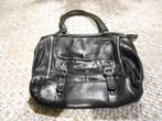dames schoudertas Manfield, Ophalen, Zo goed als nieuw, Zwart, Leer