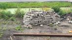 Beton klinker, Tuin en Terras, Tegels en Klinkers, Ophalen, Gebruikt, Klinkers, 10 m² of meer