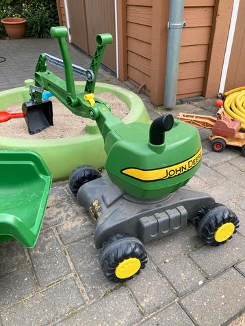 Rolly Toys John Deere graafmachine kraan digger beschikbaar voor biedingen