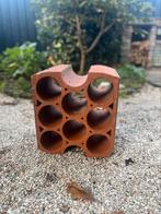 Terra cotta wijnrek., Huis en Inrichting, Ophalen, Overige materialen, 5 tot 15 flessen, Zo goed als nieuw