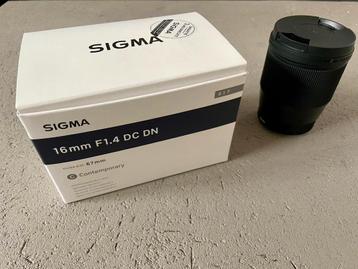 Sigma 16 mm F1.4 DC DN Interchangeable lens