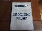 Folder Citroen carrosseriekleuren ca 1983, gespoten stalen, Boeken, Ophalen of Verzenden, Zo goed als nieuw, Citroën, Citroën