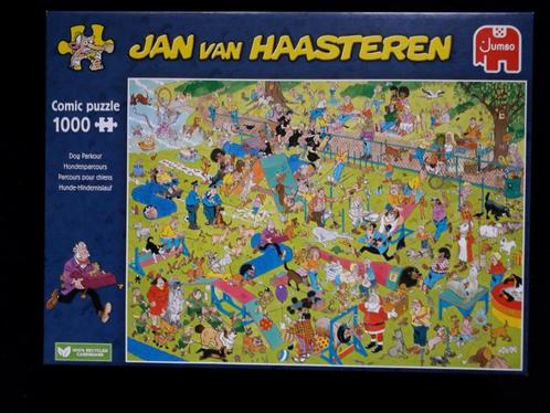 Jan van Haasteren - Dog Parkour, Hobby en Vrije tijd, Denksport en Puzzels, Zo goed als nieuw, Legpuzzel, 500 t/m 1500 stukjes
