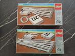 2 Lego wissels 7858 rechts 7859 links 12v, afstandsbediening, Kinderen en Baby's, Speelgoed | Duplo en Lego, Complete set, Gebruikt