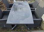 4 tuinstoelen en kunststof tafel, Tuin en Terras, Tuinsets en Loungesets, Ophalen, Gebruikt, Kunststof