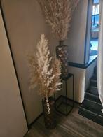 Vazen met pluimen decoratie, Huis en Inrichting, Woonaccessoires | Vazen, Ophalen, Overige materialen, Overige kleuren, Zo goed als nieuw