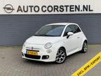 Fiat 500 0.9 TwinAir Turbo 500S 81pk Ecc Asr Centrale vergre, Voorwielaandrijving, Leder en Stof, Origineel Nederlands, Bedrijf