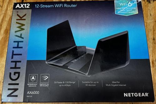 NETGEAR Nighthawk AX12 RAX120, Computers en Software, Routers en Modems, Zo goed als nieuw, Ophalen of Verzenden