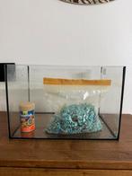 Vissenkom met steentjes, Dieren en Toebehoren, Vissen | Aquaria en Toebehoren, Ophalen, Zo goed als nieuw, Leeg aquarium