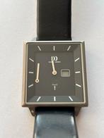 Danish Design IQ13q803 Herenhorloge - Zwart Leer, Sieraden, Tassen en Uiterlijk, Horloges | Heren, Overige merken, Overige materialen