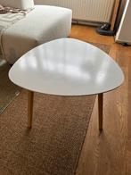 Jysk side table 50x50 white, bamboo, Huis en Inrichting, Tafels | Bijzettafels, Gebruikt, Ophalen