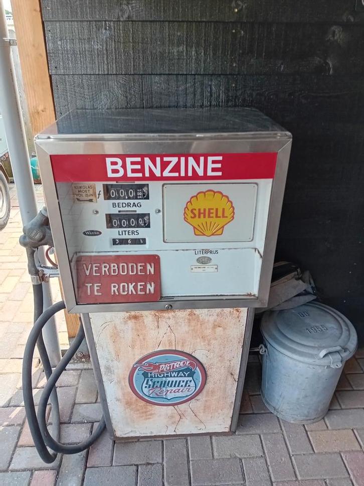 oude benzinepomp whane, Verzamelen, Automaten | Overige, Gebruikt, Ophalen of Verzenden