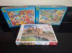 3 puzzels 1000 stukjes, Ophalen of Verzenden, Zo goed als nieuw