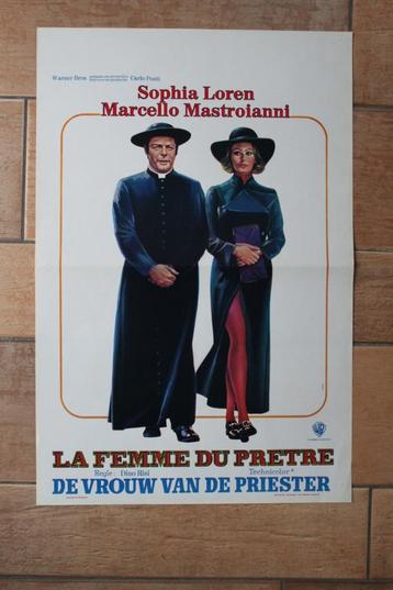 filmaffiche Sophia Loren La moglie del prete filmposter beschikbaar voor biedingen