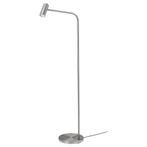 Ikea Virrmo staande lamp, vloerlamp, vernikkeld, led licht, Ophalen, Zo goed als nieuw, Metaal, 100 tot 150 cm