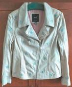 Nieuw apart Leren jasje ( gevoerd) XL(42/44) zandkleur/creme, Beige, Maat 42/44 (L), Nieuw, Ophalen of Verzenden