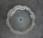 Vintage glazen schaal, Schaal, Rond, Ophalen of Verzenden, Glas