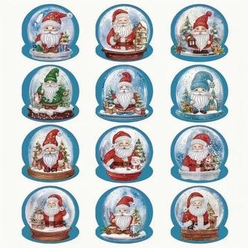 NIEUW !! Diamond painting kerstkaarten  beschikbaar voor biedingen