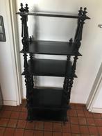 Antieke zwarte Etagère, Huis en Inrichting, Woonaccessoires | Etagères, Ophalen, Gebruikt